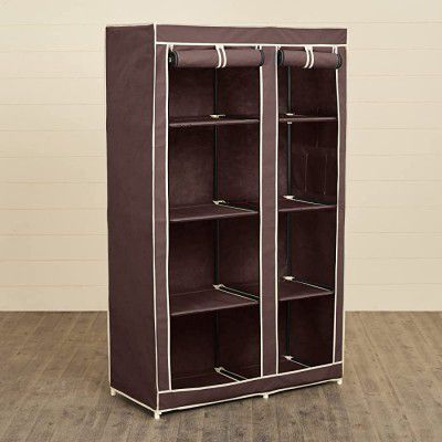 Home Centre Helios Archer Fabric Collapsible Two Door Wardrobe
