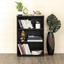 Home Centre Helios Arvis Canalis 3-Tier Book Shelf - Brown (Matte,Engineered Wood)...