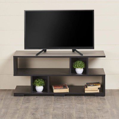 Home Centre Helios Arvis Engineered Wood TV Unit, Walnut, 35 * 15 * 15 inches (Model: HELIOS-HC-TV02)
