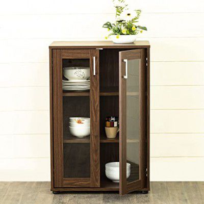 Home Centre Helios Arvis- Giles 2-Glass Door Storage Cabinet