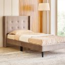 Home Centre | Helios Bravo Betty Single Bed | Engineered Wood | Brown | 1 Year Warranty...