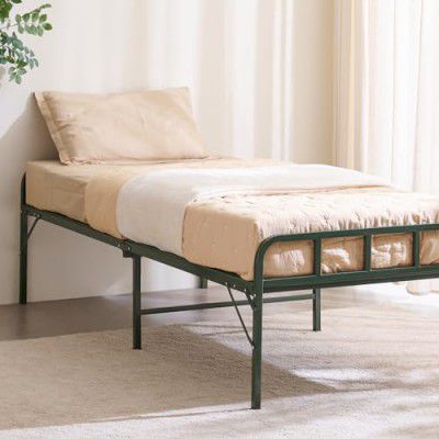 Home Centre Helios Captus Metal Foldable Single Bed - Green