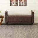 Home Centre Helios Celio Faux Leather 2-Seater Sofa - Brown...