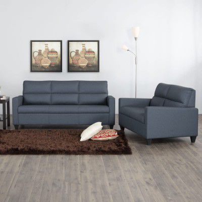 Home Centre Helios Clary Nxt Blue Pinewood 3+2 Seater Sofa Set