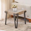 Home Centre Helios Julian Sintered Stone End Table - Grey...