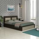 Home Centre Helios Lawrence Queen Bed with Box Storage - Brown...