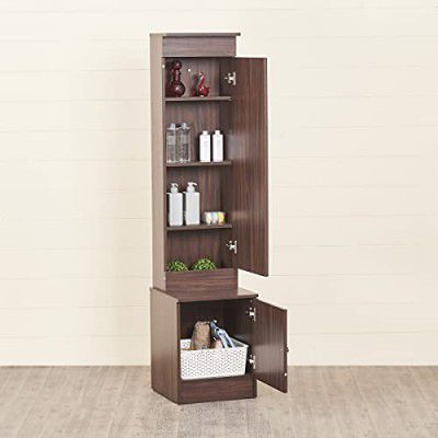 Home Centre Helios Lewis Engineered Wood Dressing Table with Mirror, Walnut, 21 * 12 * 70 inches (Helios-HC DT-02)