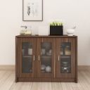 Home Centre Helios Lewis Mensola Walnut Engineered Wood Side Board...