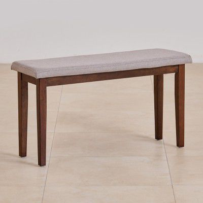 Home Centre | Helios Lia Solid Wood Dining Bench | for Dining Room | Brown | 1 Year Warranty