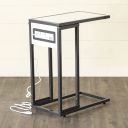Home Centre Helios Nerd White Engineered Wood Work from Home Table with USB and Power Cord, 19 * 11 * 24 inches...