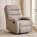 Home Centre Helios Quincy Fabric 1-Seater Recliner - Beige...