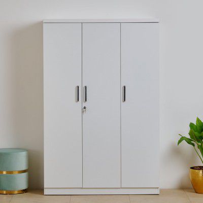 Home Centre Helios Reynan Nxt 3-Door Wardrobe - White