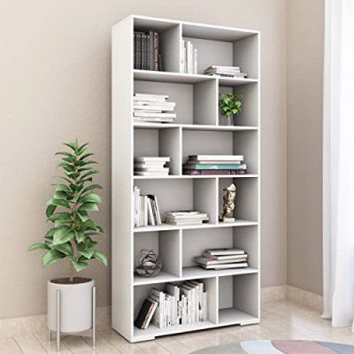 Home Centre Helios Reynan White Engineered Wood Bar Cabinet Curio