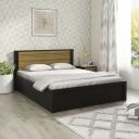 Home Centre Helios Rhine Lyon King Size Bed with Box Storage, Walnut...