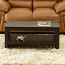 Home Centre Helios - Stacey Brown Solid Engineered Wood Center Table, Walnut, 35 * 17 * 15 inches (HELIOS-CT119-1)...