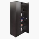 Home Centre Helios Engineered Wood Brown Taylor Storage Wardrobe...