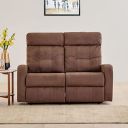 Home Centre Helios Toledo Fabric 2-Seater Manual Recliner - Brown...
