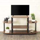 Home Centre Helios Travis Brown Engineered Wood TV Table with Side Shelves, Walnut, 47 * 15 * 23 inches (Helios-Travis-TV-Table)...