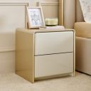 Home Centre Home Shores Bedside Table with Drawers - Greige...