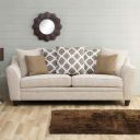 Home Centre Isabel 3-Seater Sofa, Beige, Three seat...