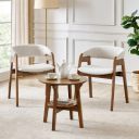 [Extra ₹9250 OFF] Home Centre | Jilly Solid Wood Tea Set | Rubber Wood | Table with 2 Chairs | Brown | 1 Year Warranty...