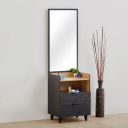 Home Centre Kiro Engineered Wood Dresser Mirror with Storage...