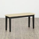 Home Centre Lewis Faux Leather Small Dining Bench - Beige...