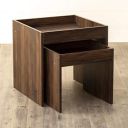 Home Centre Lewis Nest of 2 Tables - Brown...
