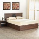 Home Centre Lewis Zuri Queen Bed with Hydraulic Storage - Brown...