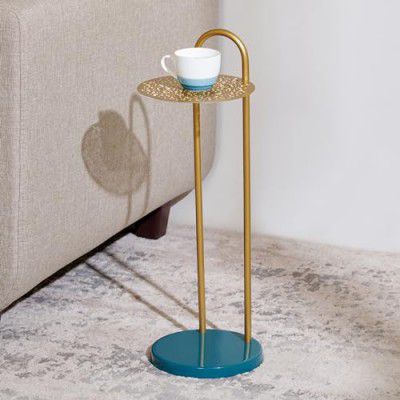 Home Centre Maya Metal End Table - Gold