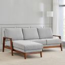 Home Centre Mayfair Fabric 2-Seater Sofa with Left Lounge - Grey...