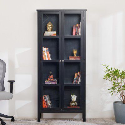 Home Centre Meg 4-Tier Multipurpose Cabinet - Black
