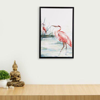 Home Centre Mezzuna Stork Picture Frame - 40 x 60 cm, Pink, Standard
