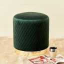 Home Centre Monarch Green Textured Fabric   ...