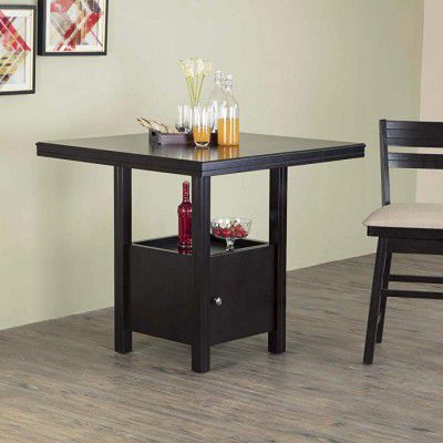 Home Centre Montoya High Table- 4 Seater (Brown)