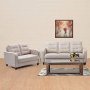 Home Centre Montoya Serene Fabric 3+2 Seater Sofa Set - Beige...