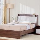 Home Centre My Bed Tulip Teen Bed with Headboard Storage - Brown...