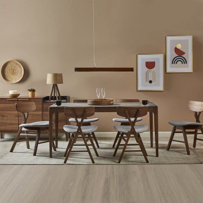 Home Centre Naverre 6-Seater Dining Set with Chairs