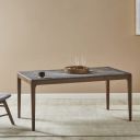 Home Centre Naverre Brown Engineered Wood 6 Seater Dining Table...