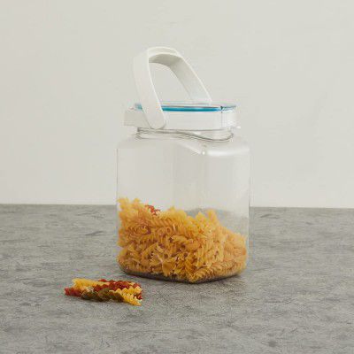 Home Centre Palestine Teal Square Canister  