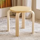 Home Centre Paulo Solid Wood Stool - Brown...