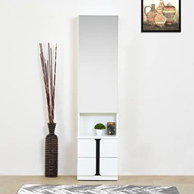 Home Centre Polaris Dresser Mirror with Drawer - White