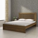 Home Centre Quadro Craft Queen Bed - Brown...