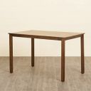 Home Centre Quadro Rubber Wood 4-Seater Dining Table - Brown...