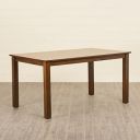 Home Centre Quadro Rubber Wood 6-Seater Dining Table - Brown...