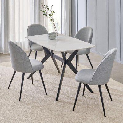 Home Centre | Rika 4-Seater Dining Set with Chairs
