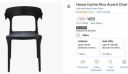 Home Centre Riva Accent Chair - Black...