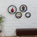 Home Centre Rondo Cube Set- 4 Pcs. - Black...