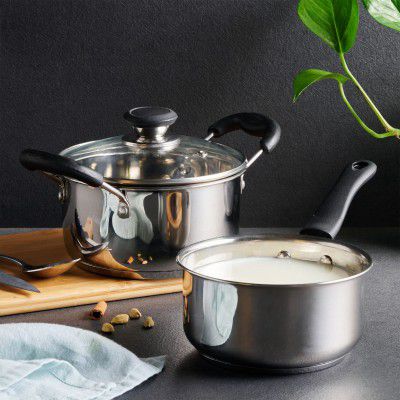 Home Centre Shale Cantina Stainless Steel Cookware Set  