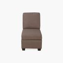 Home Centre Signature Arden Fabric Armless Sofa -1 Seater Brown...